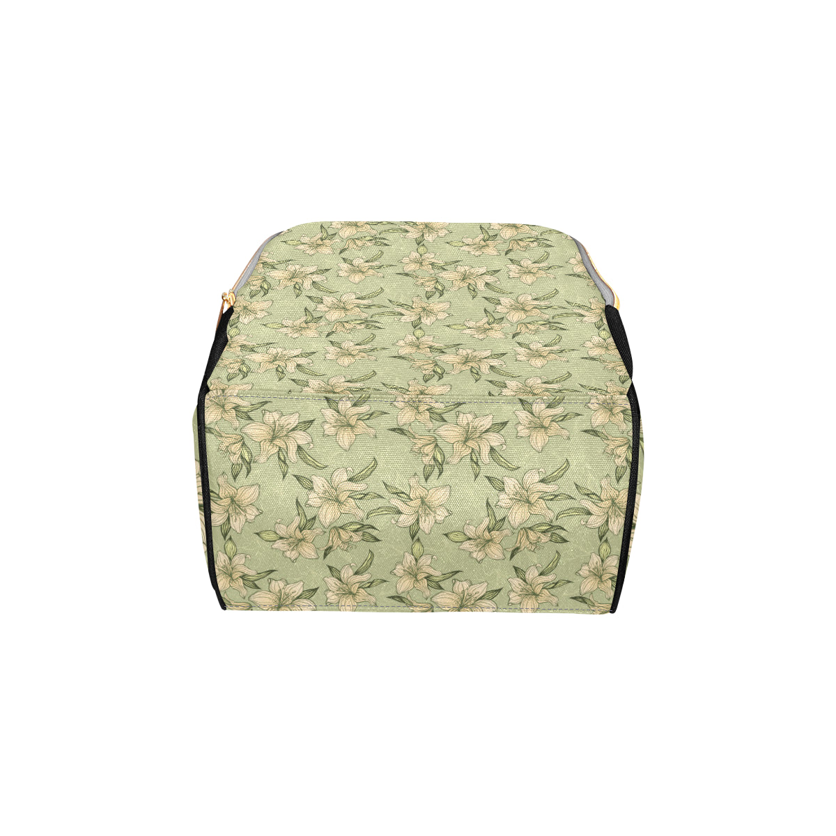 Lily Pattern Print Design LY06 Diaper Bag Backpack