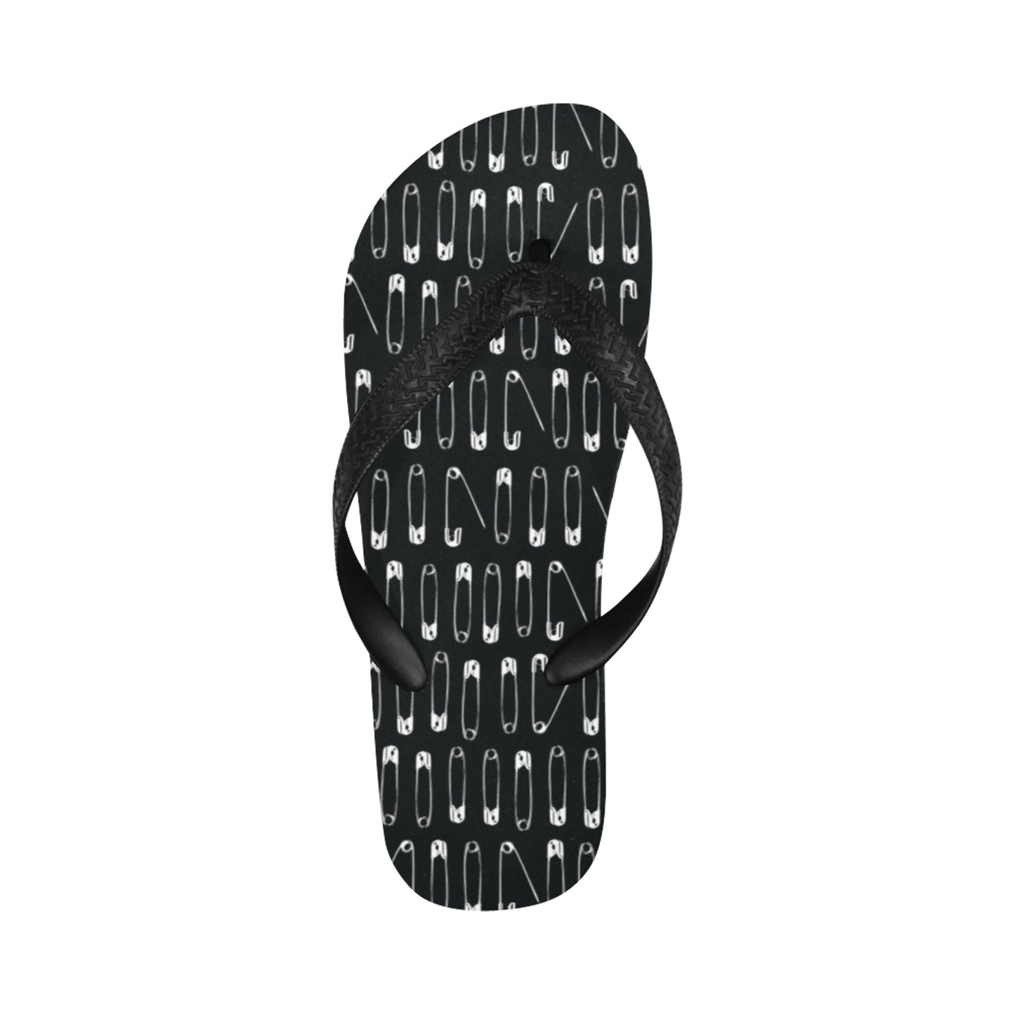 Safety Pin Print Design LKS302 Flip Flops