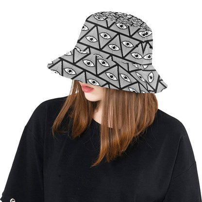 Third Eye Pattern Print Design LKS304 Unisex Bucket Hat