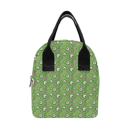 Zombie Eyes Design Pattern Print Insulated Lunch Bag