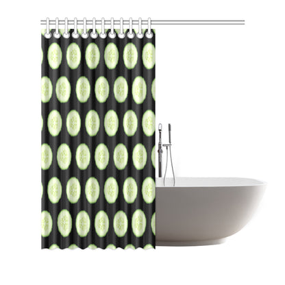 Cucumber Pattern Print Design CC02 Shower Curtain