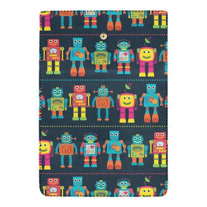 Robot Pattern Print Design A01 Women's Trifold Wallet