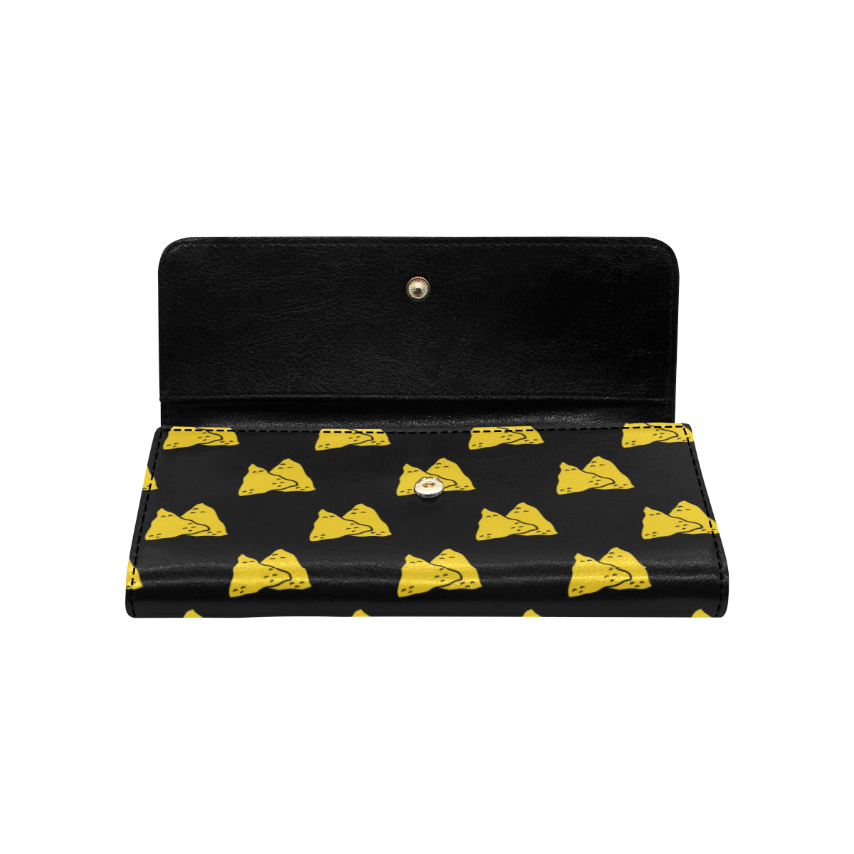 Nachos Pattern Print Design A02 Women's Trifold Wallet