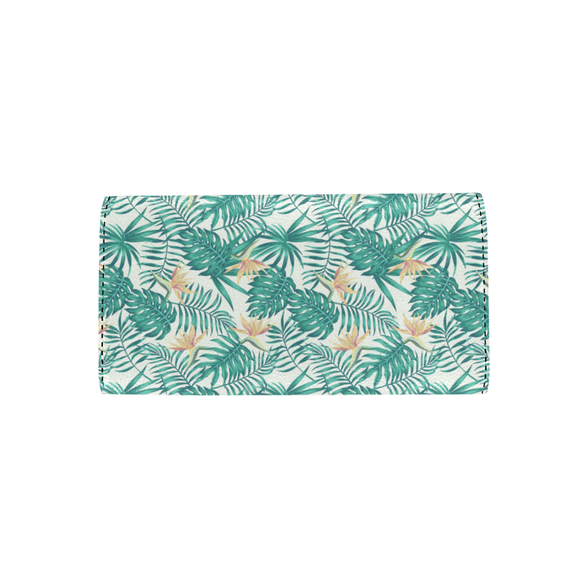 Bird Of Paradise Pattern Print Design 05 Women's Trifold Wallet