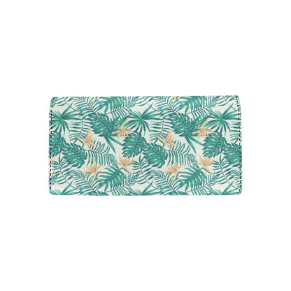 Bird Of Paradise Pattern Print Design 05 Women's Trifold Wallet