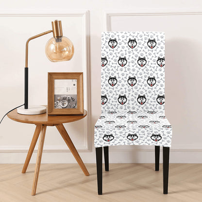 Siberian Huskies Print Design LKS305 Dining Chair Slipcover