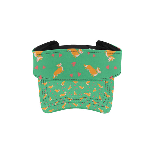 Cardigan Welsh Corgis Pattern Print Design 03 Unisex Sun Visor