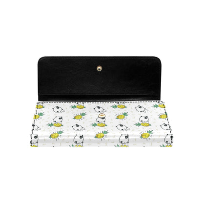 Bull Terriers Pattern Print Design 05 Women's Trifold Wallet