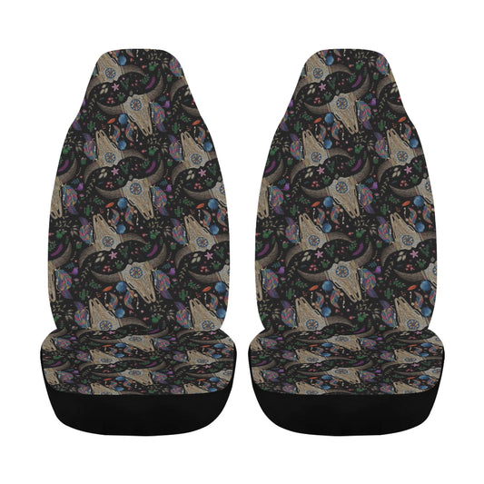 Buffalo Head Print Design LKS401 Car Seat Covers