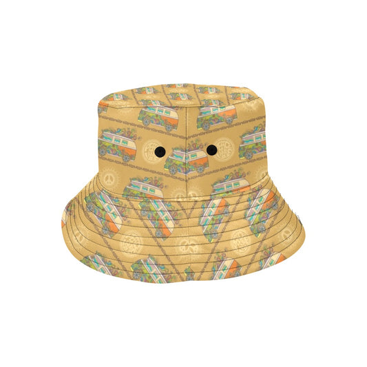 Hippie Van Print Design LKS304 Unisex Bucket Hat