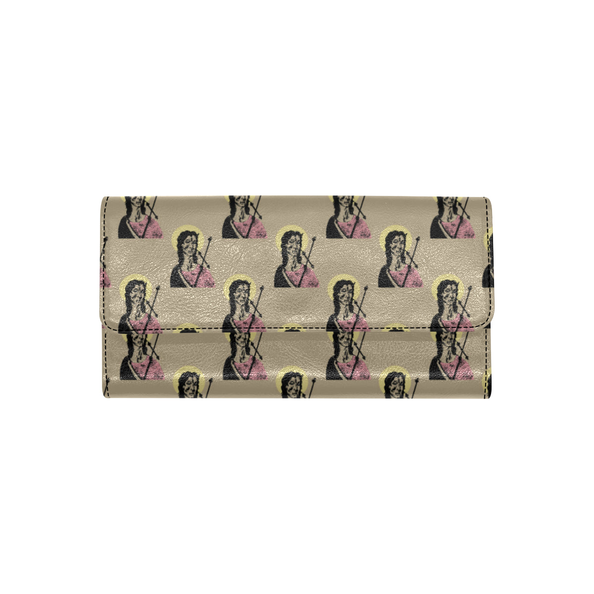 Christian Pattern Print Design 04 Women's Trifold Wallet