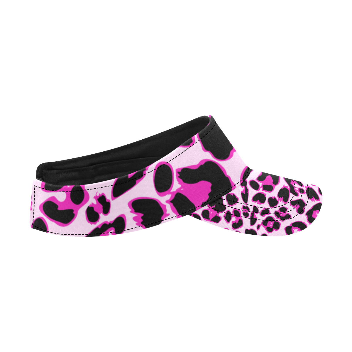 Pink Leopard Print Unisex Sun Visor