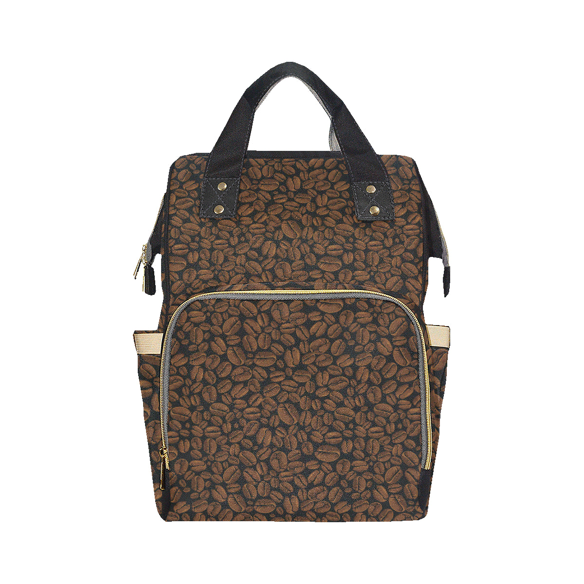 Coffee Pattern Print Design 01 Diaper Bag Backpack