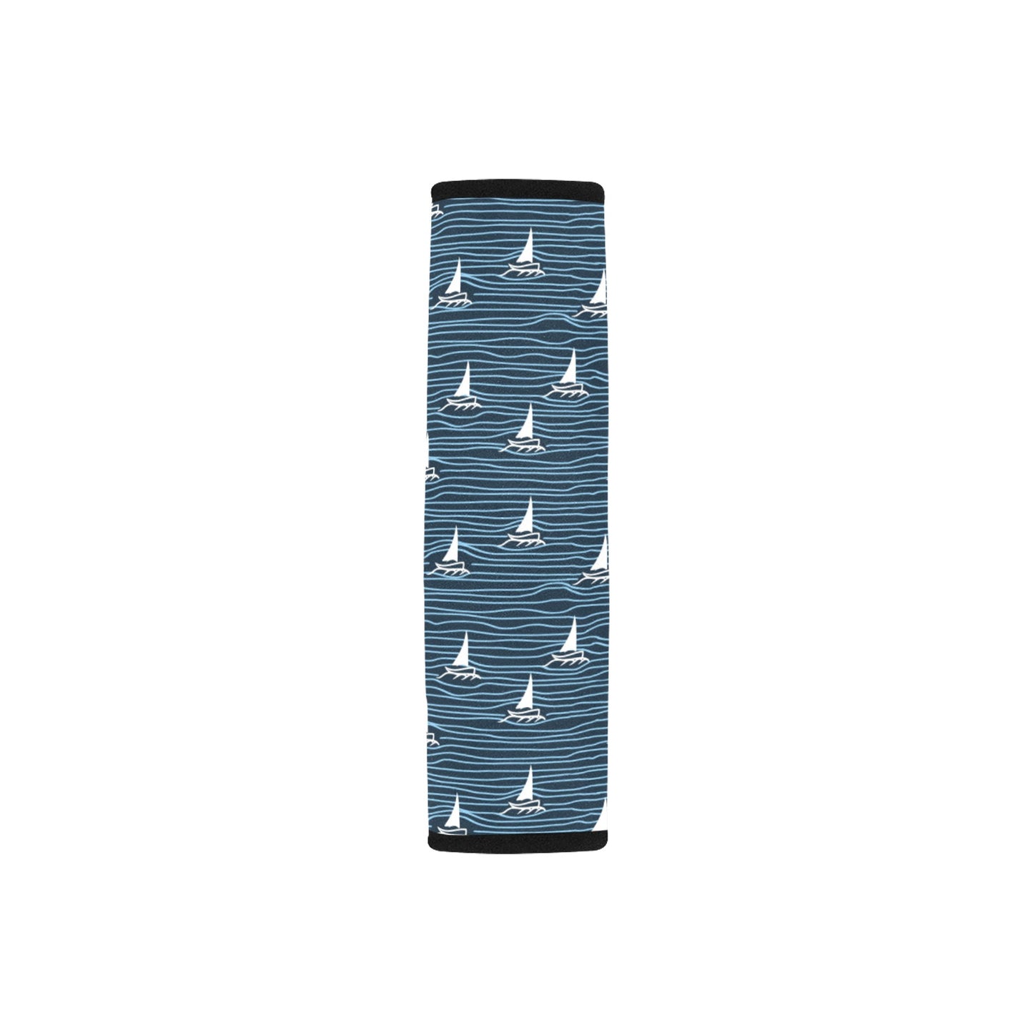 Sailboat Print Design LKS303 Car Seat Belt Cover