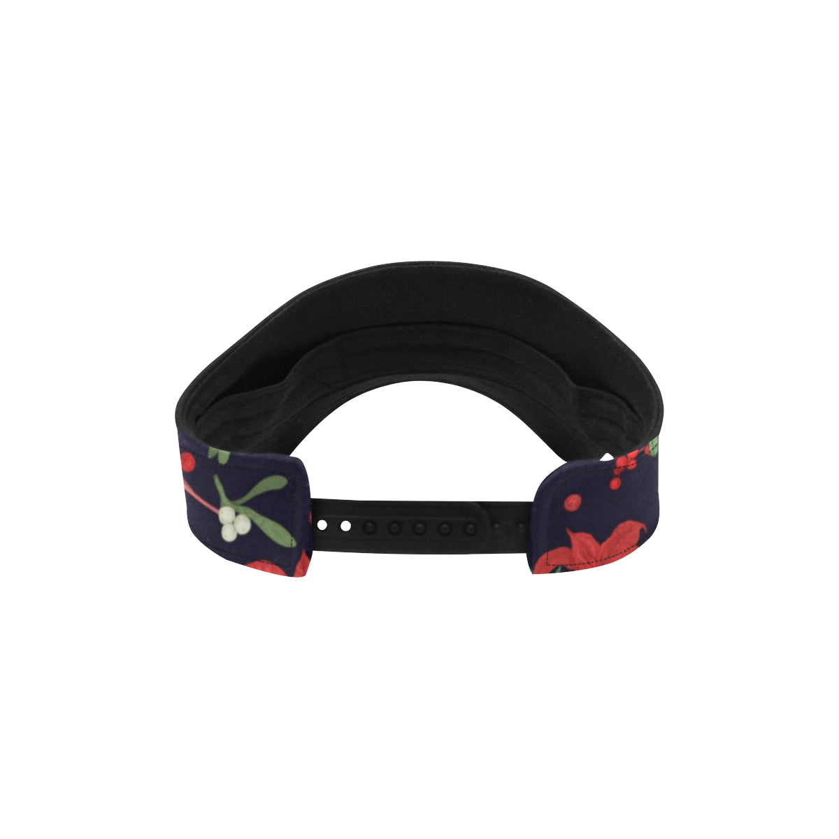 Poinsettia Pattern Print Design POT02 Unisex Sun Visor
