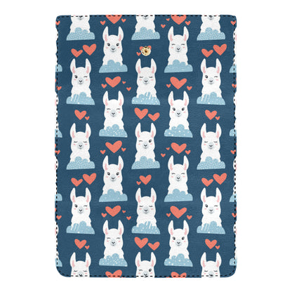 Alpaca Love Pattern Print Design 05 Women's Trifold Wallet