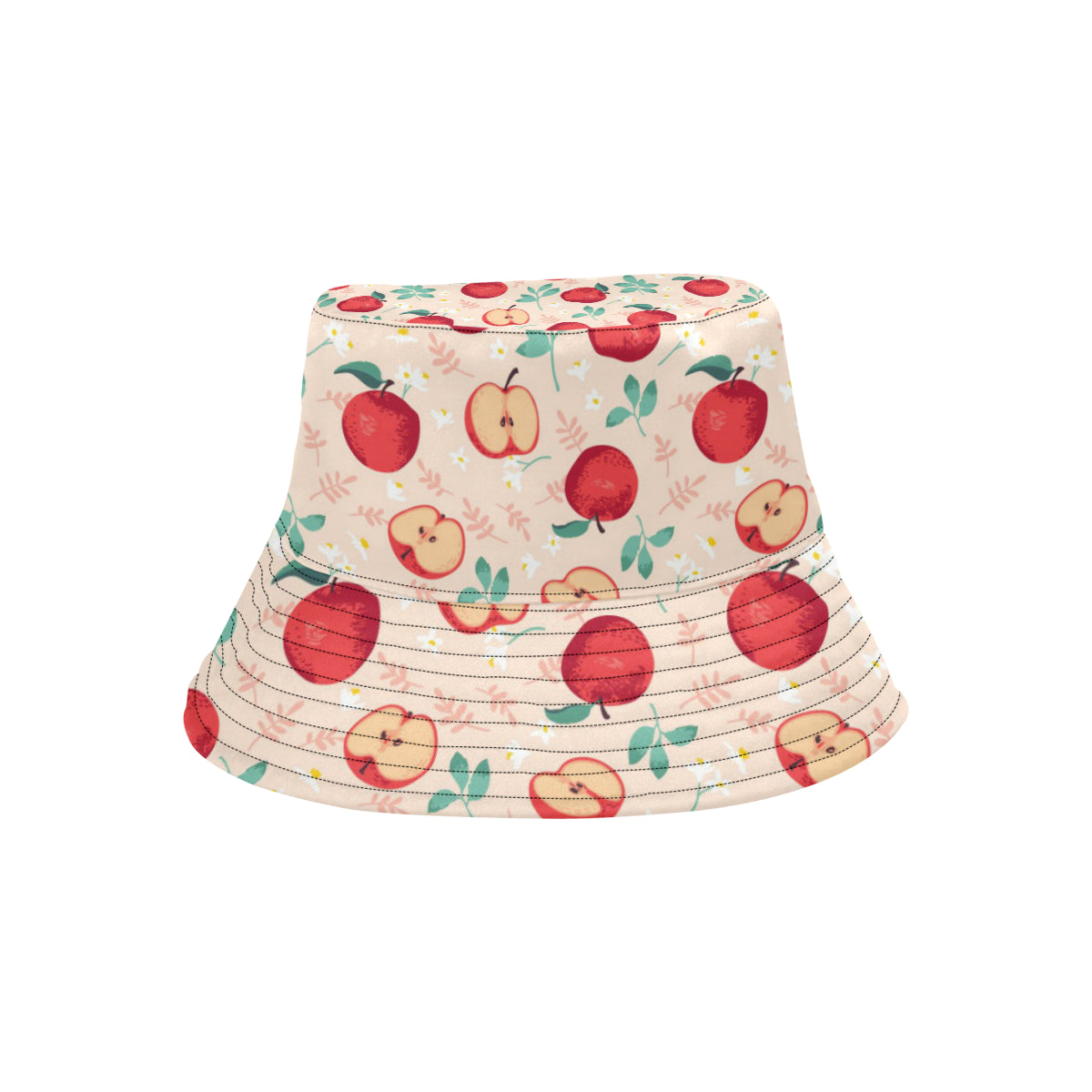 Apple Pattern Print Design AP06 Unisex Bucket Hat