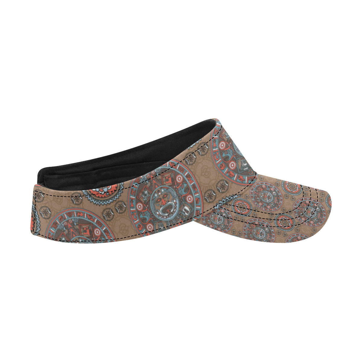 Calendar Aztec Design Print Pattern Unisex Sun Visor