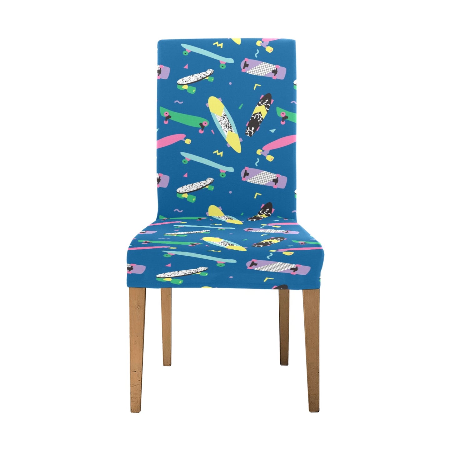 Skateboard Print Design LKS302 Dining Chair Slipcover