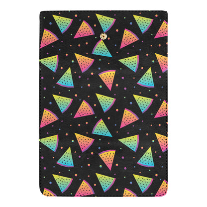 Rainbow Watermelon Pattern Print Design A04 Women's Trifold Wallet