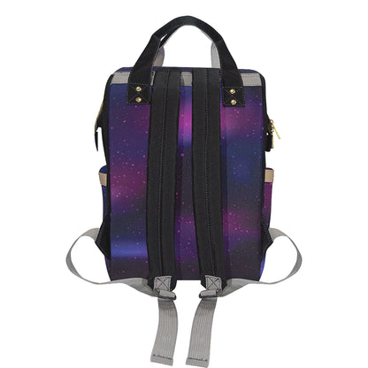 Night sky Pattern Print Design A04 Diaper Bag Backpack