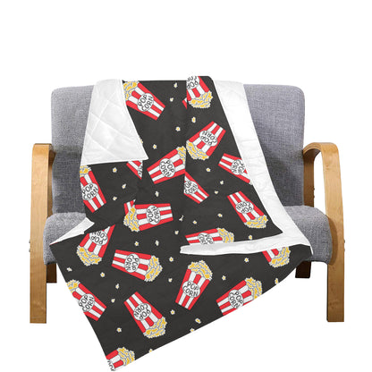 Popcorn Pattern Print Design A01 Premium Quilt