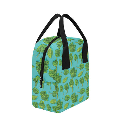 Spinach Print Design LKS301 Insulated Lunch Bag
