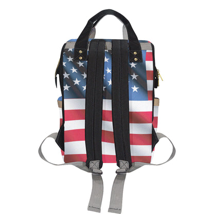 American flag Classic Diaper Bag Backpack