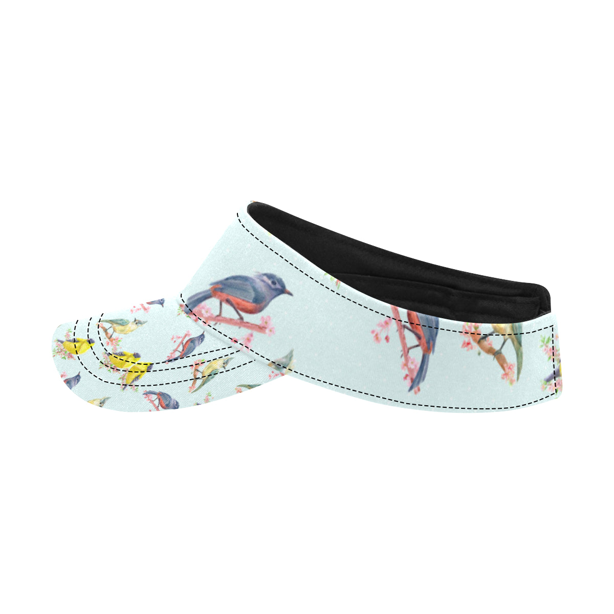 Bird Sweet Themed Print Pattern Unisex Sun Visor