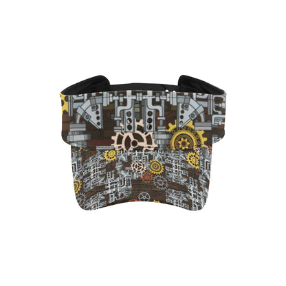 Mechanic Pattern Print Design 04 Unisex Sun Visor