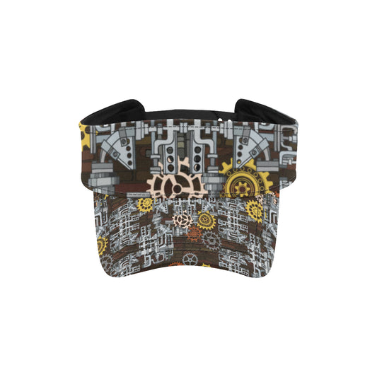 Mechanic Pattern Print Design 04 Unisex Sun Visor