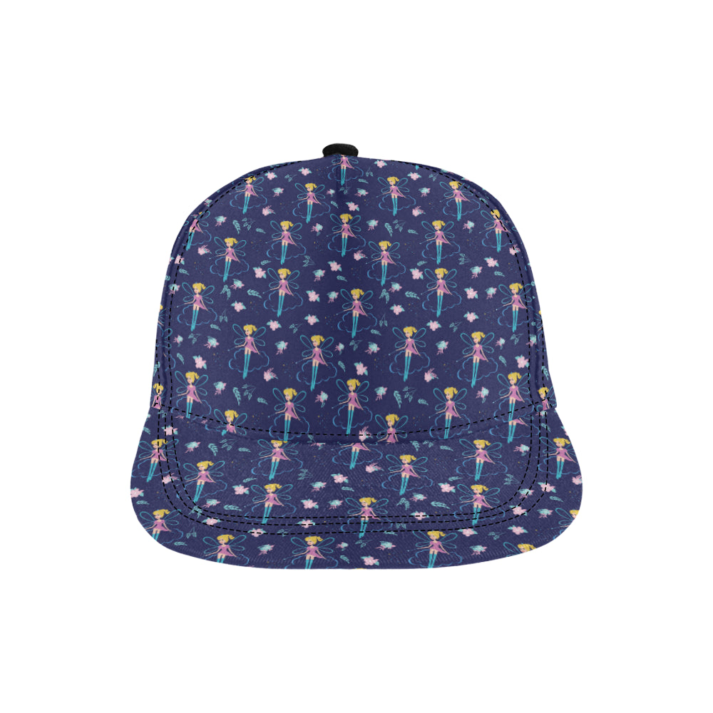 Fairy Cartoon Style Print Pattern Snapback Cap