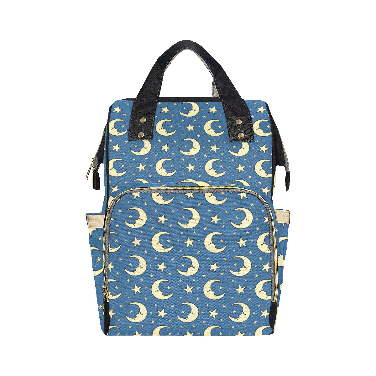 Moon Night Pattern Print Design 03 Diaper Bag Backpack