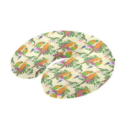 Conures Pattern Print Design 02 U-Shaped Travel Neck Pillow