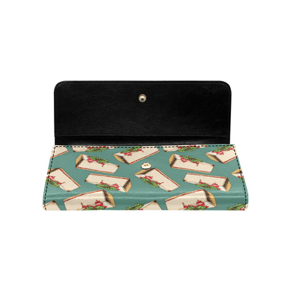 Cheesecake Pattern Print Design CK02 Women's Trifold Wallet