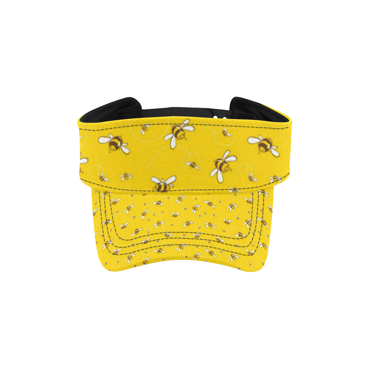 Bee Pattern Print Design 05 Unisex Sun Visor
