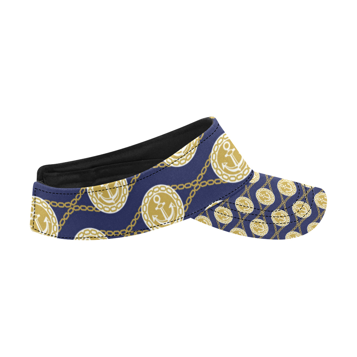 Anchor Luxury Pattern Unisex Sun Visor