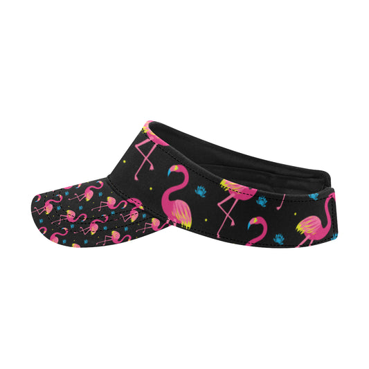 Flamingo Pink Neon Print Pattern Unisex Sun Visor