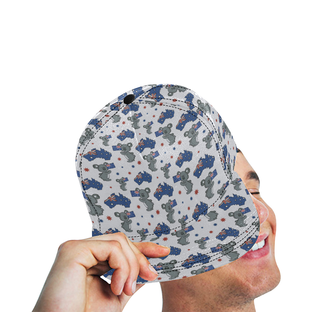 Koala Australia Day Themed Design Snapback Cap