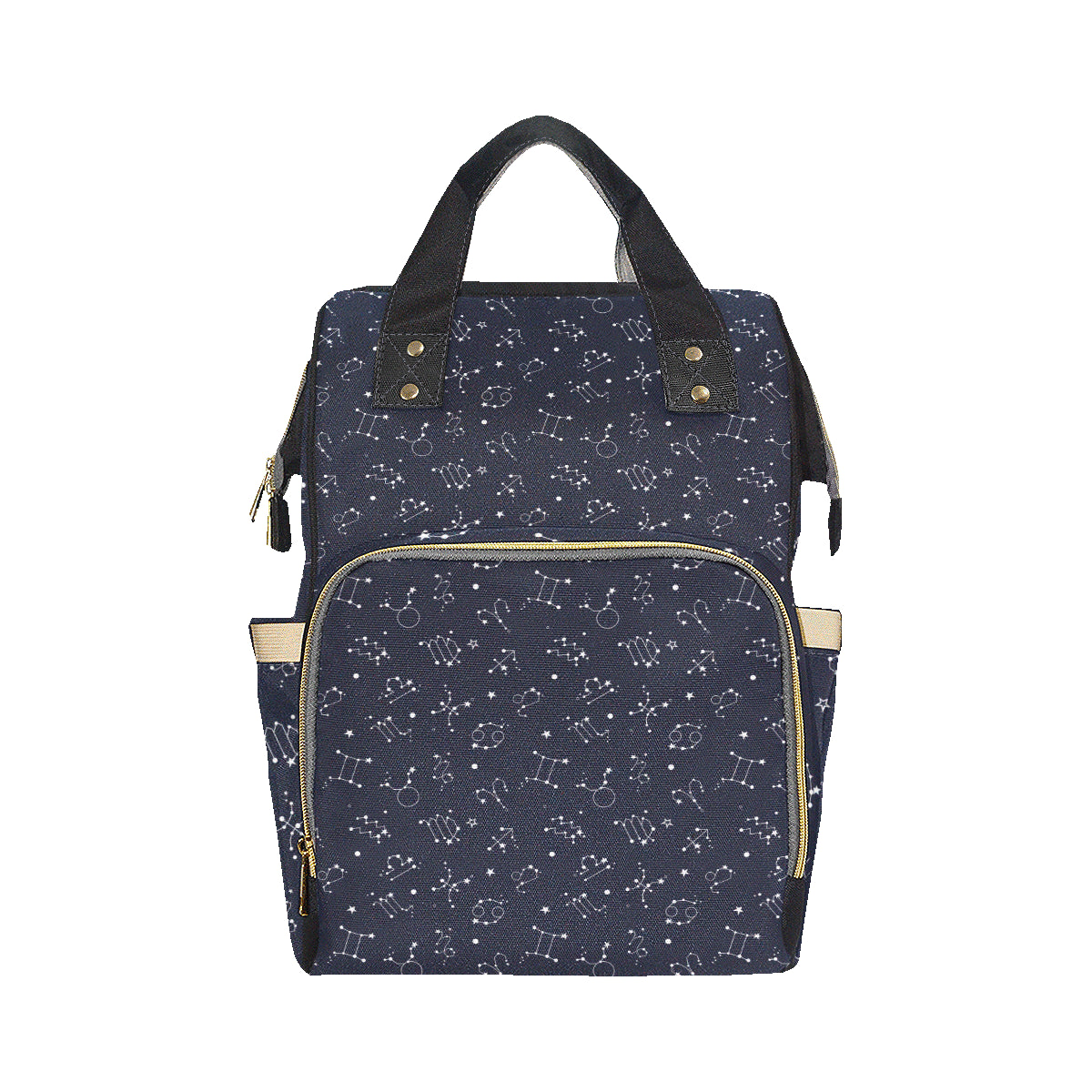 Constellation Pattern Print Design 05 Diaper Bag Backpack