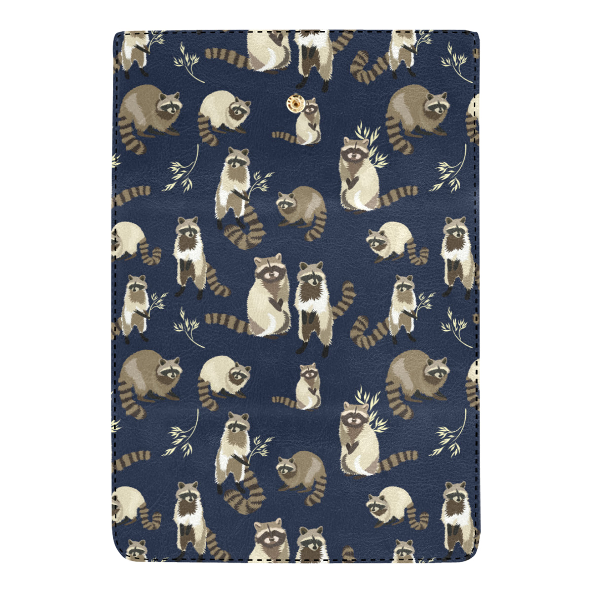 Raccoon Pattern Print Design A06 Women's Trifold Wallet