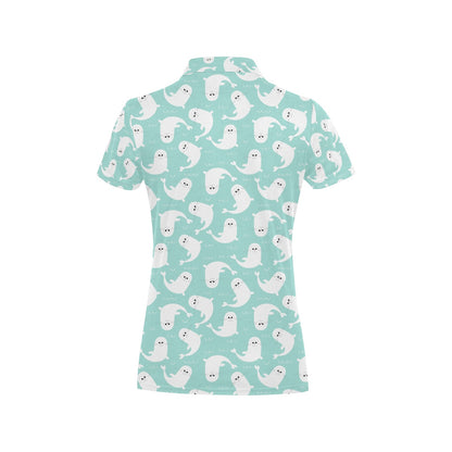Sea Lion Print Design LKS401 Women's Polo Shirt