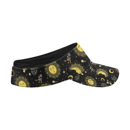 Sun Moon Print Design LKS301 Unisex Sun Visor