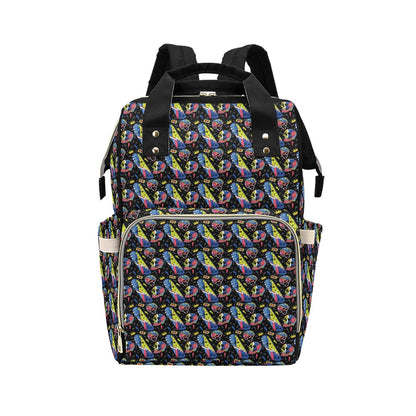 Skateboard Print Design LKS304 Diaper Bag Backpack
