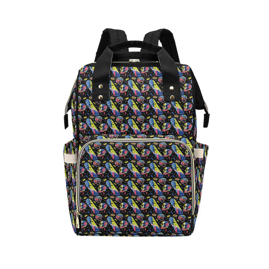 Skateboard Print Design LKS304 Diaper Bag Backpack