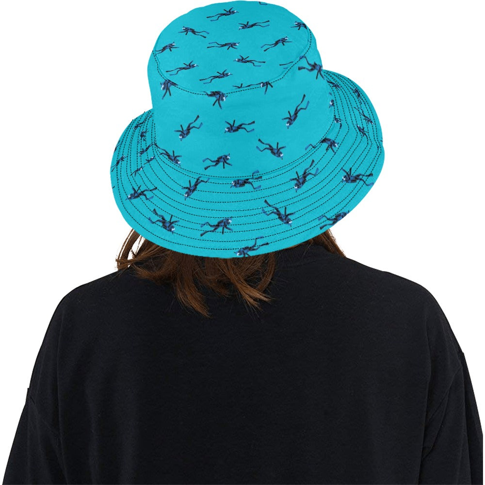 Scuba Driver Print Design LKS304 Unisex Bucket Hat