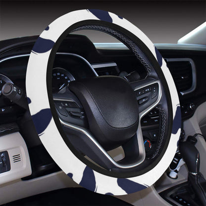 Horse Head Print Design LKS303 Steering Wheel Cover with Elastic Edge