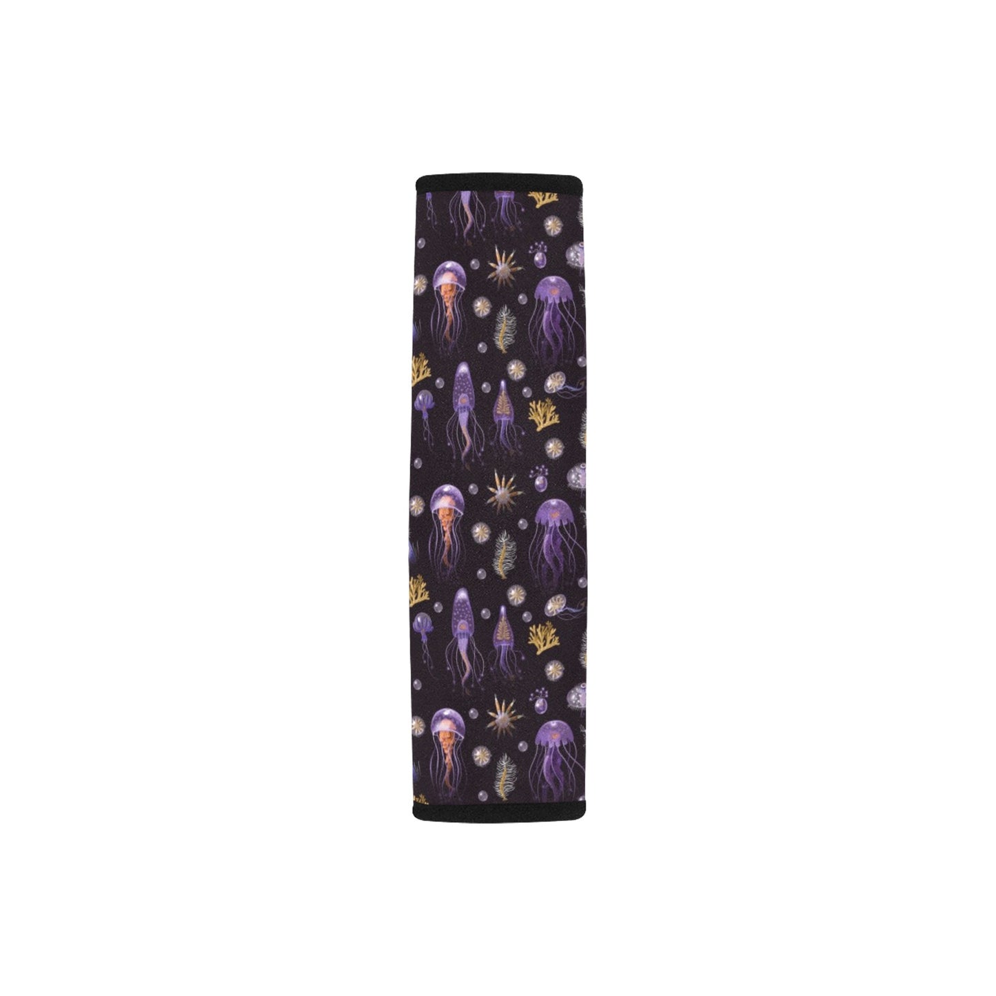 Seaweed With Jelly Fish Print Design LKS305 Car Seat Belt Cover