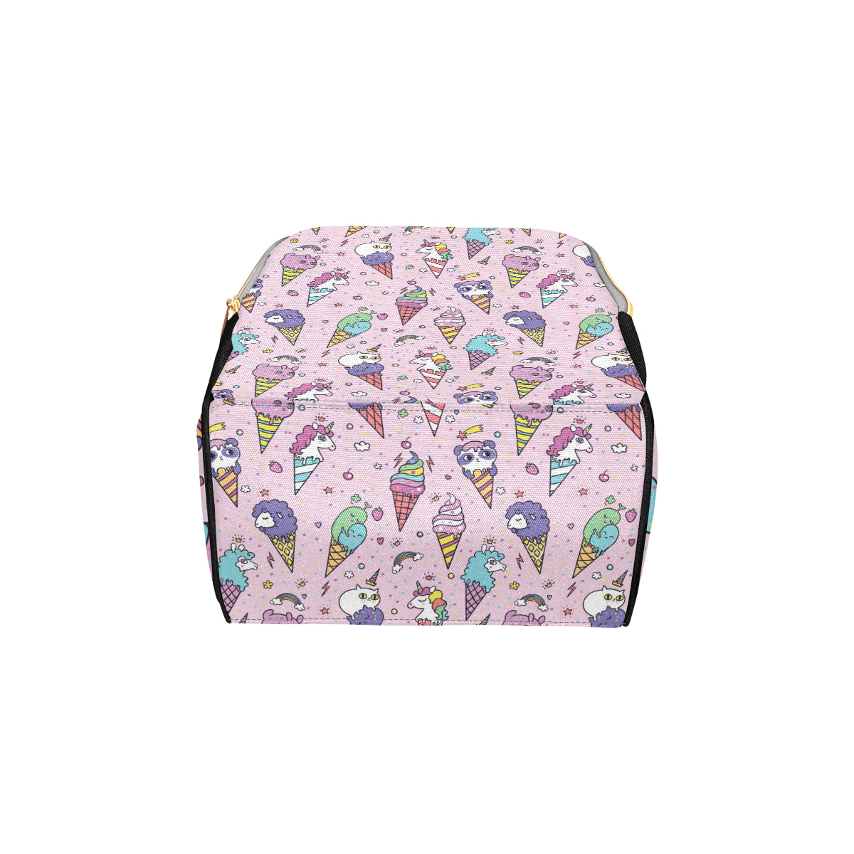 Ice Cream Pattern Print Design IC05 Diaper Bag Backpack
