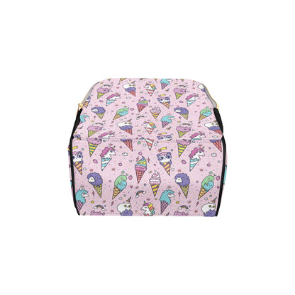 Ice Cream Pattern Print Design IC05 Diaper Bag Backpack